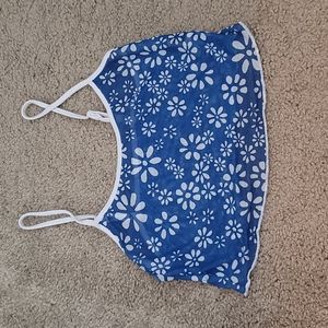 Mesh cover up crop top